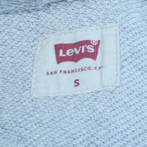 Levi's Mens Grey Small Pullover Hoodie with Logo