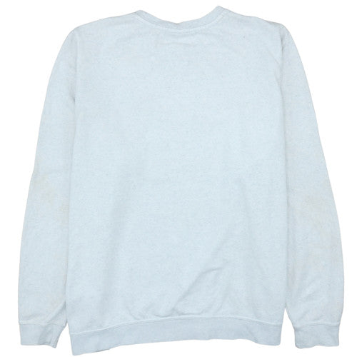 Nike Women’s Grey Pullover Sweatshirt 2XL Crew Neck Logo Cotton Blend