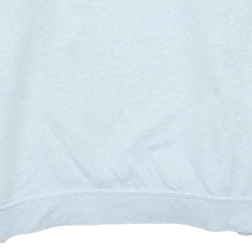 Nike Women’s Grey Pullover Sweatshirt 2XL Crew Neck Logo Cotton Blend