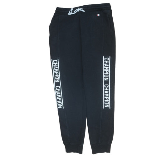 Champion Men's Black Jogger Sweatpants Medium Fleece Activewear