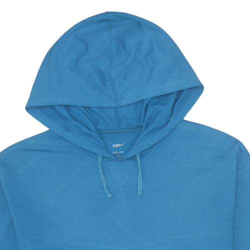 Nike Women Blue Dri-FIT Pullover Hoodie Size M Yoga Sweatshirt