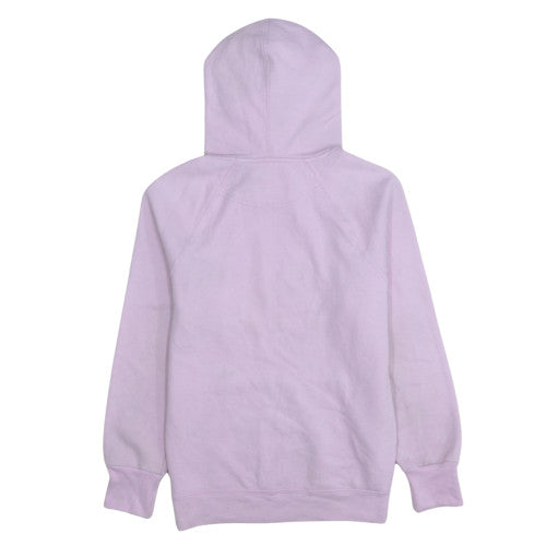 Champion Womens Pink Pullover Hoodie Small Logo Graphic Casual