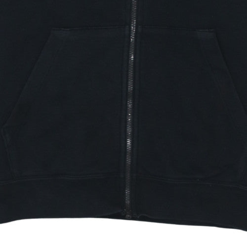 Nike Men's Black Full Zip Hoodie Small Fleece Sweatshirt