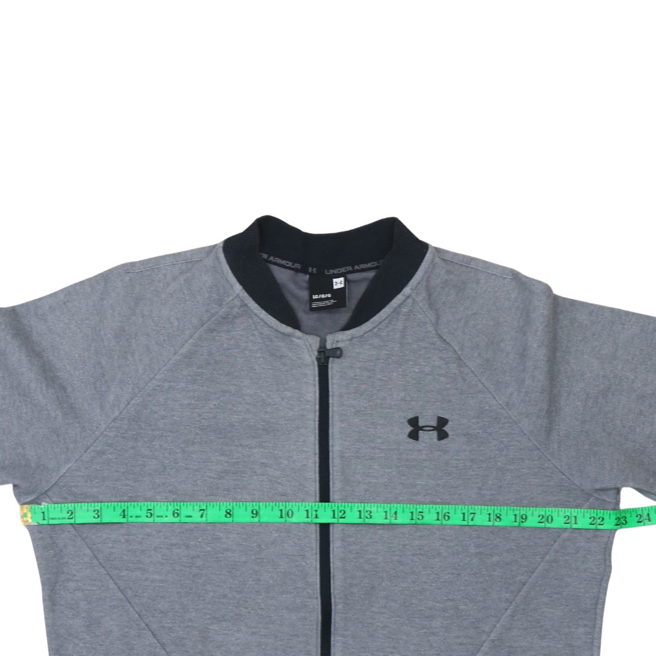 Under Armour Men's Grey L Track Jacket Full Zip Sportswear
