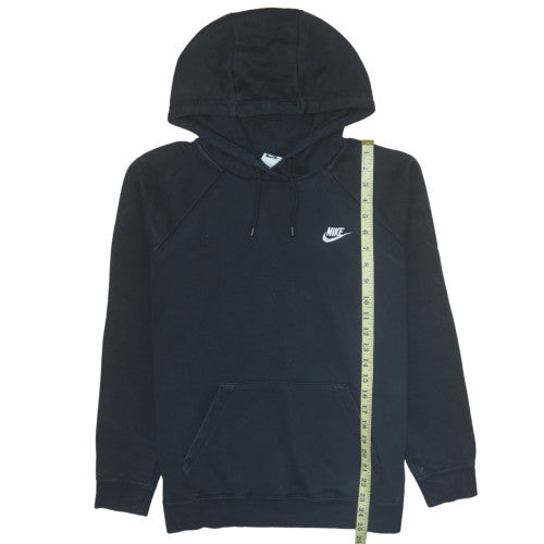 Nike Womens Black Pullover Hoodie Size L Cotton Blend Casual