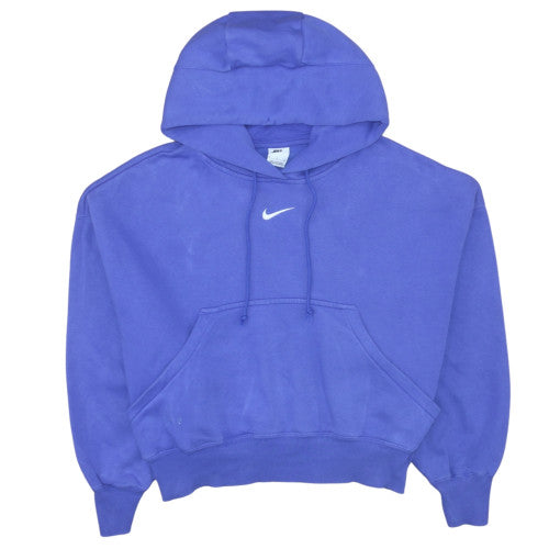 Nike Women's Purple Pullover Hoodie Size S Cotton Blend Logo