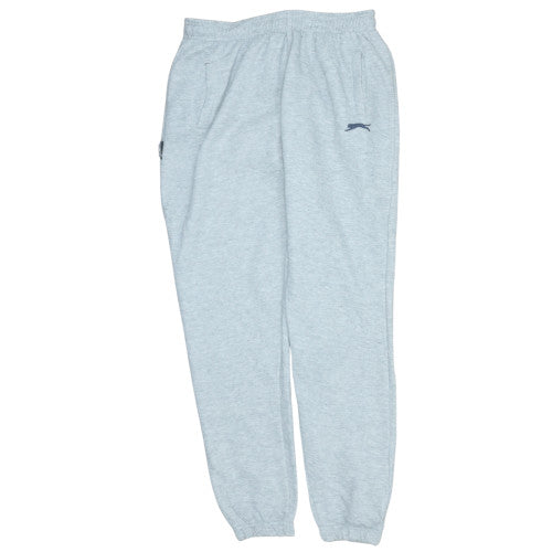 Slazenger Men's Grey Regular Fit Sweatpants M Tapered Fleece