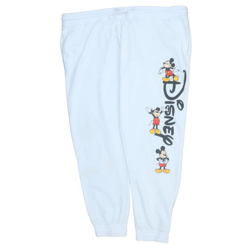 Disney Women’s Blue 2XL Jogger Sweatpants with Mickey Mouse Print