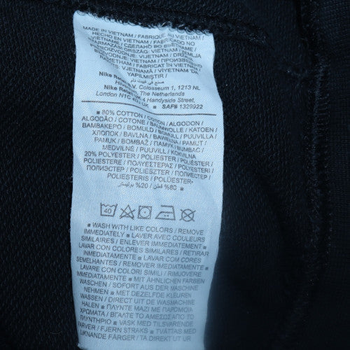 Nike Men's Black Fleece Jogger Sweatpants Small Regular Fit