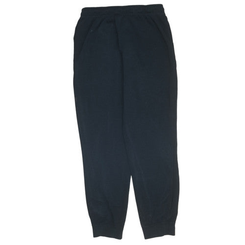 Nike Men's Black Fleece Jogger Trousers L Regular Fit Drawstring
