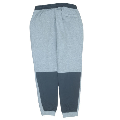 Nike Mens Grey Jogger Sweatpants L Fleece Activewear Tapered Fit