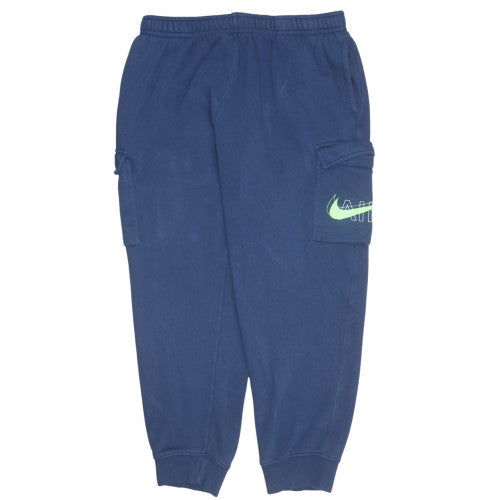 Nike Men's Blue XL Fleece Jogger Activewear Trousers