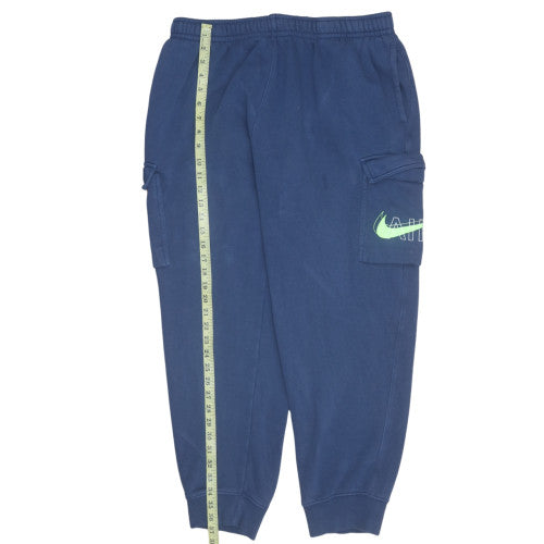 Nike Men's Blue XL Fleece Jogger Activewear Trousers