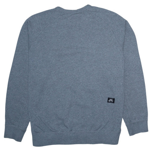 Nike SB Men's Grey Crew Neck Sweatshirt XL Graphic Fleece Pullover