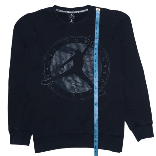 Jordan Men's Black XL Pullover Crew Neck Fleece Sweatshirt