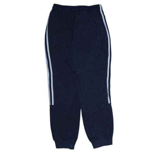 Adidas Men Blue Jogger Sweatpants M Regular Fit Fleece Trousers