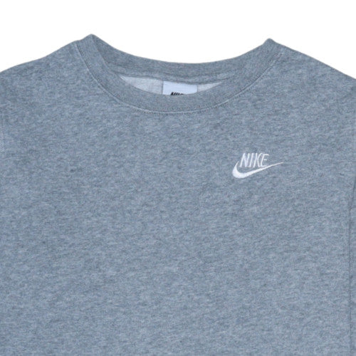 Nike Boys Grey Crew Neck Pullover Sweatshirt L 147-158cm Classic Fit