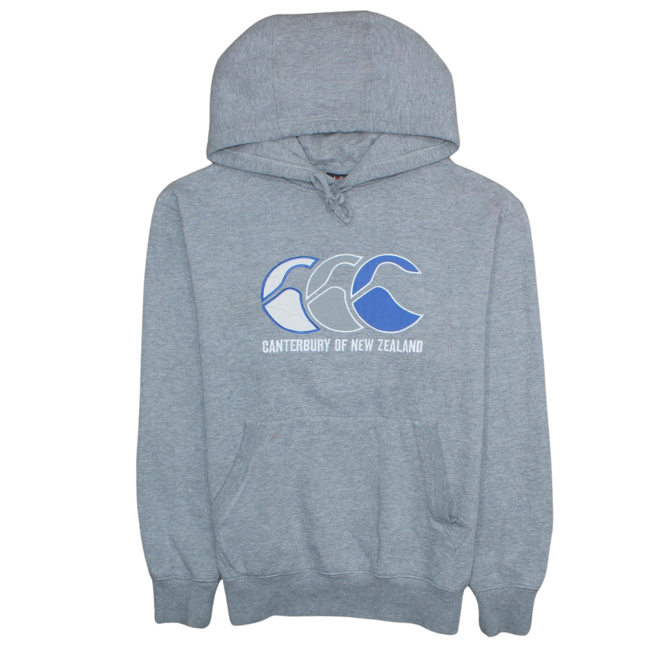 Canterbury Men's Grey Pullover Hoodie M Sports Fleece Logo