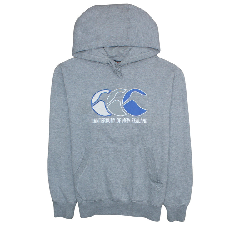 Canterbury Men's Grey Pullover Hoodie M Sports Fleece Logo