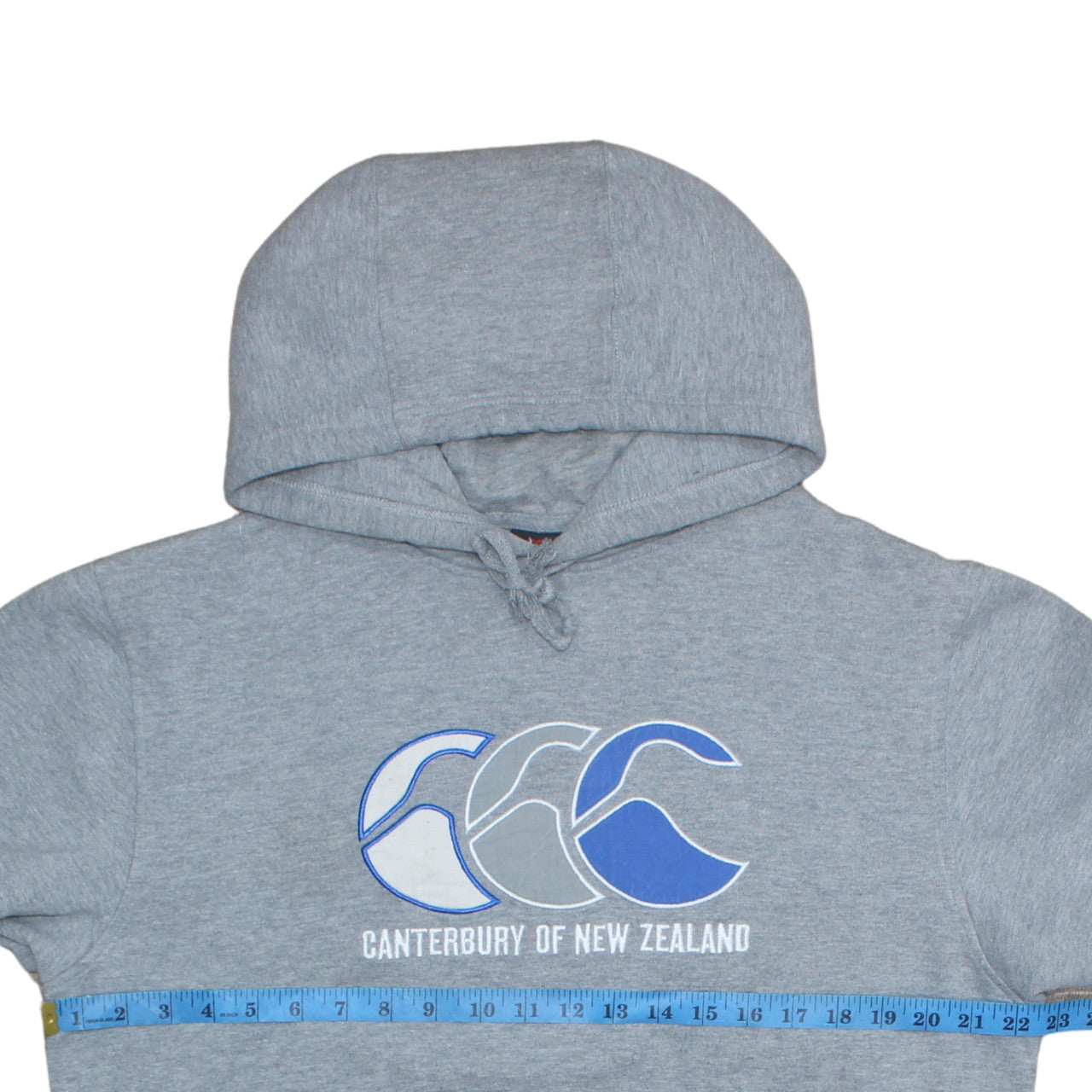 Canterbury Men's Grey Pullover Hoodie M Sports Fleece Logo