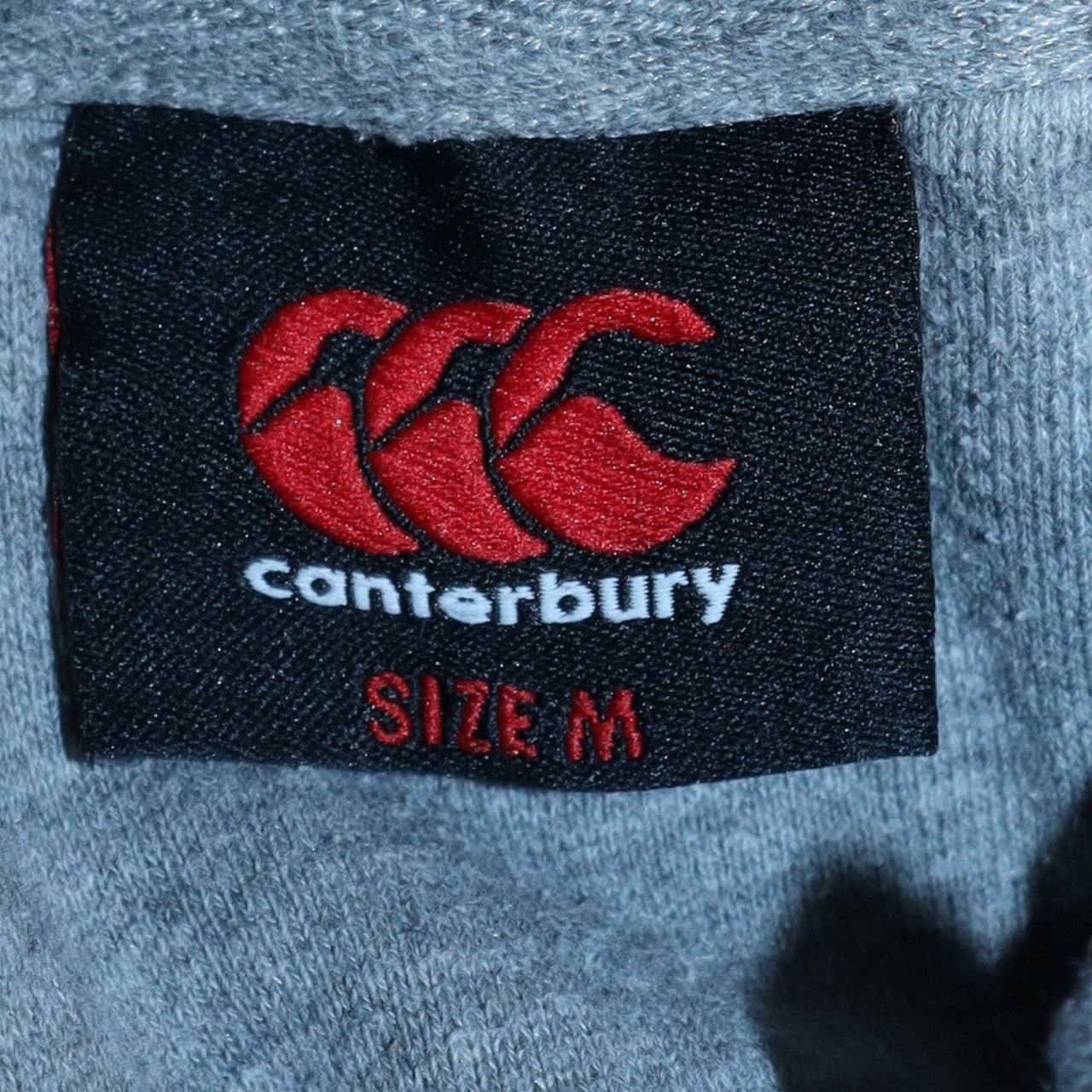 Canterbury Men's Grey Pullover Hoodie M Sports Fleece Logo
