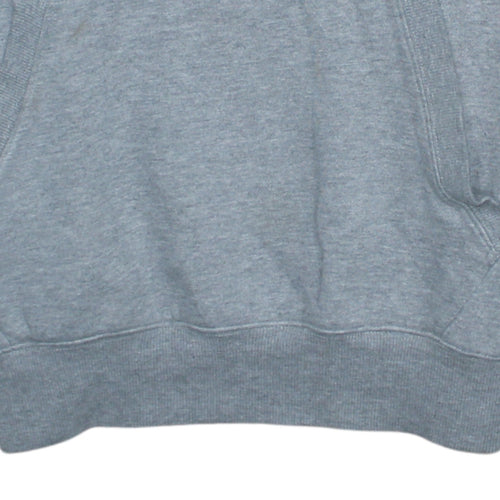Canterbury Men's Grey Pullover Hoodie M Sports Fleece Logo