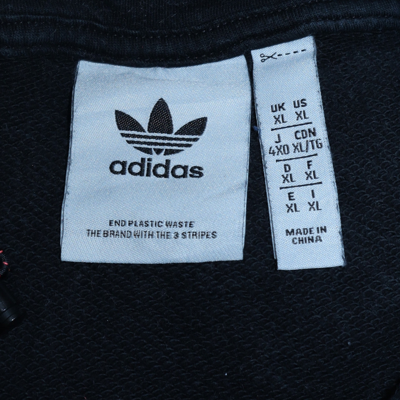 adidas Men’s Black XL Pullover Hoodie Adventure Graphic Logo Fleece