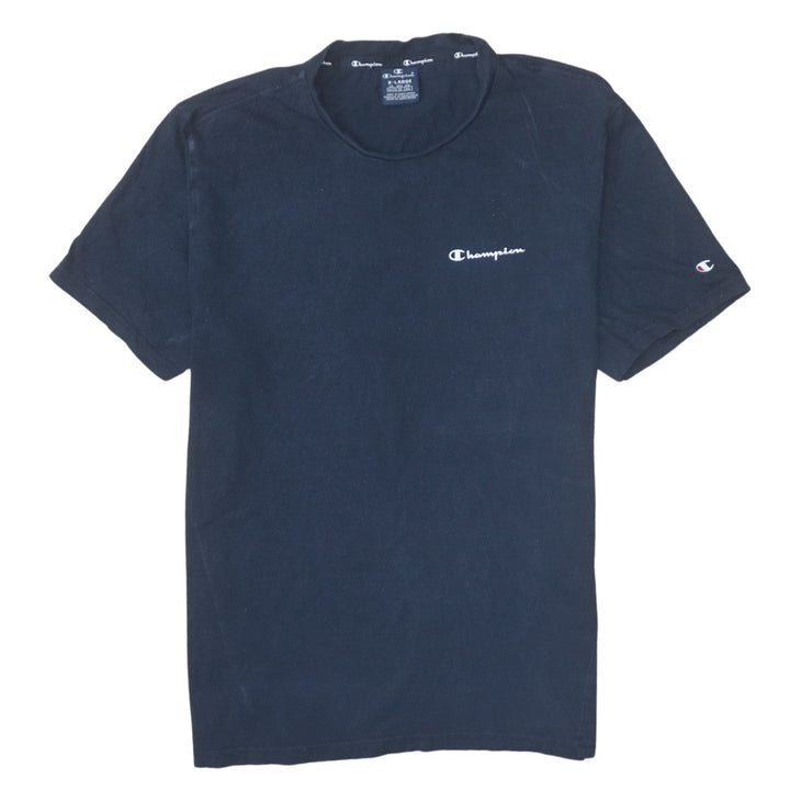 Champion Men's Blue XL Crew Neck Cotton Sports T-Shirt