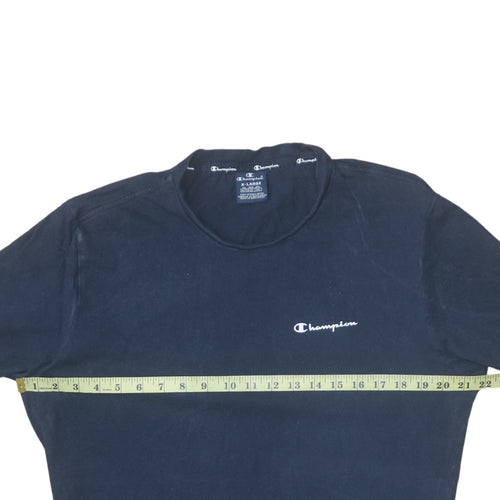 Champion Men's Blue XL Crew Neck Cotton Sports T-Shirt