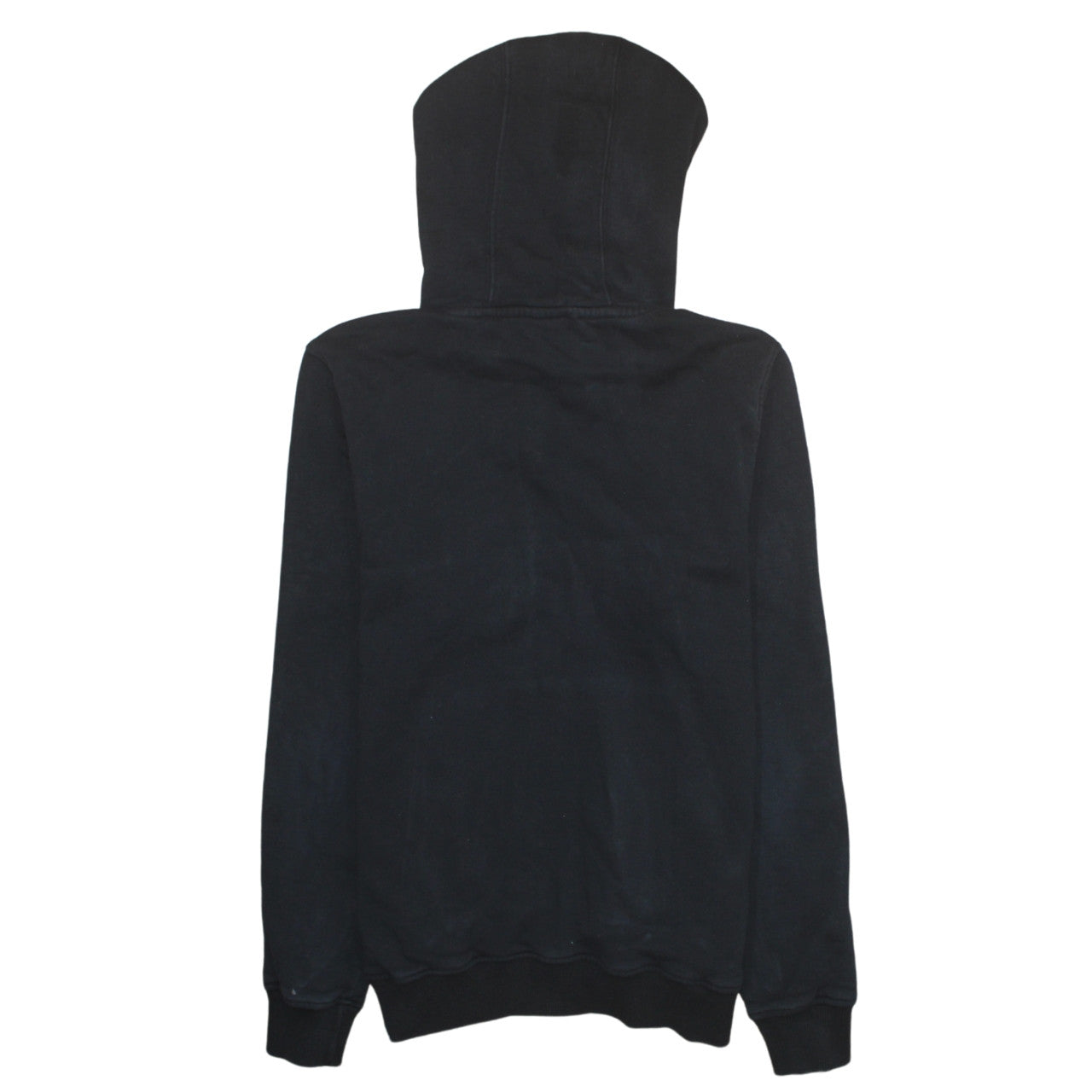 The North Face Men Black Pullover Hoodie S Logo Cotton Fleece