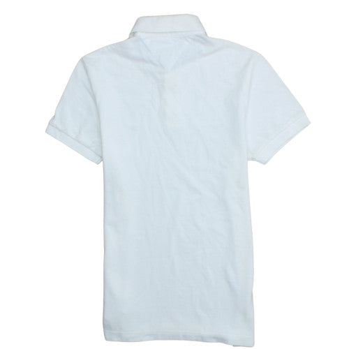 Tommy Hilfiger Men's White Slim Fit Polo Shirt XS Cotton Classic