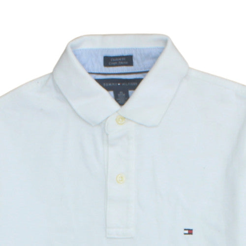 Tommy Hilfiger Men's White Slim Fit Polo Shirt XS Cotton Classic