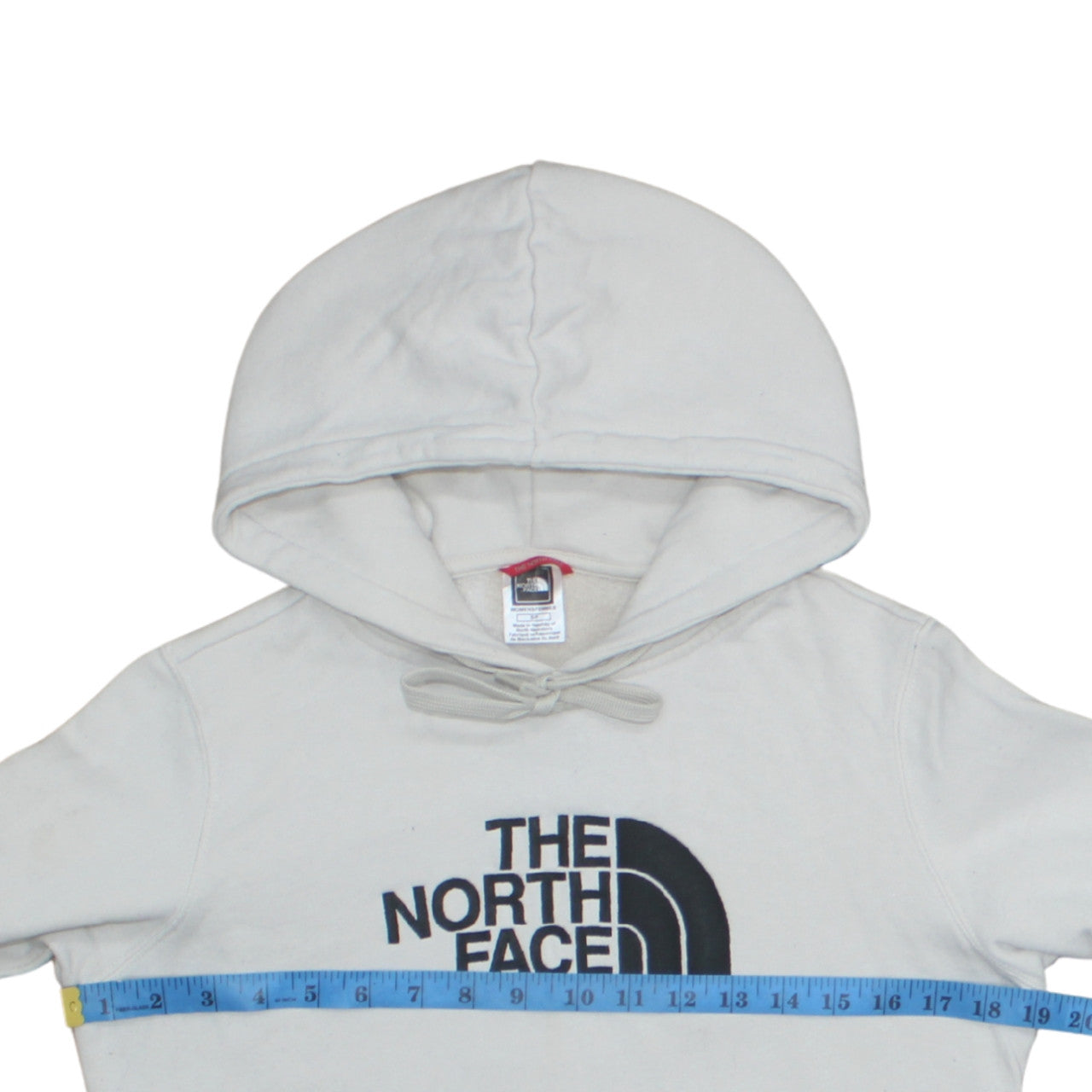 The North Face Womens White Small Pullover Hoodie Cotton Casual
