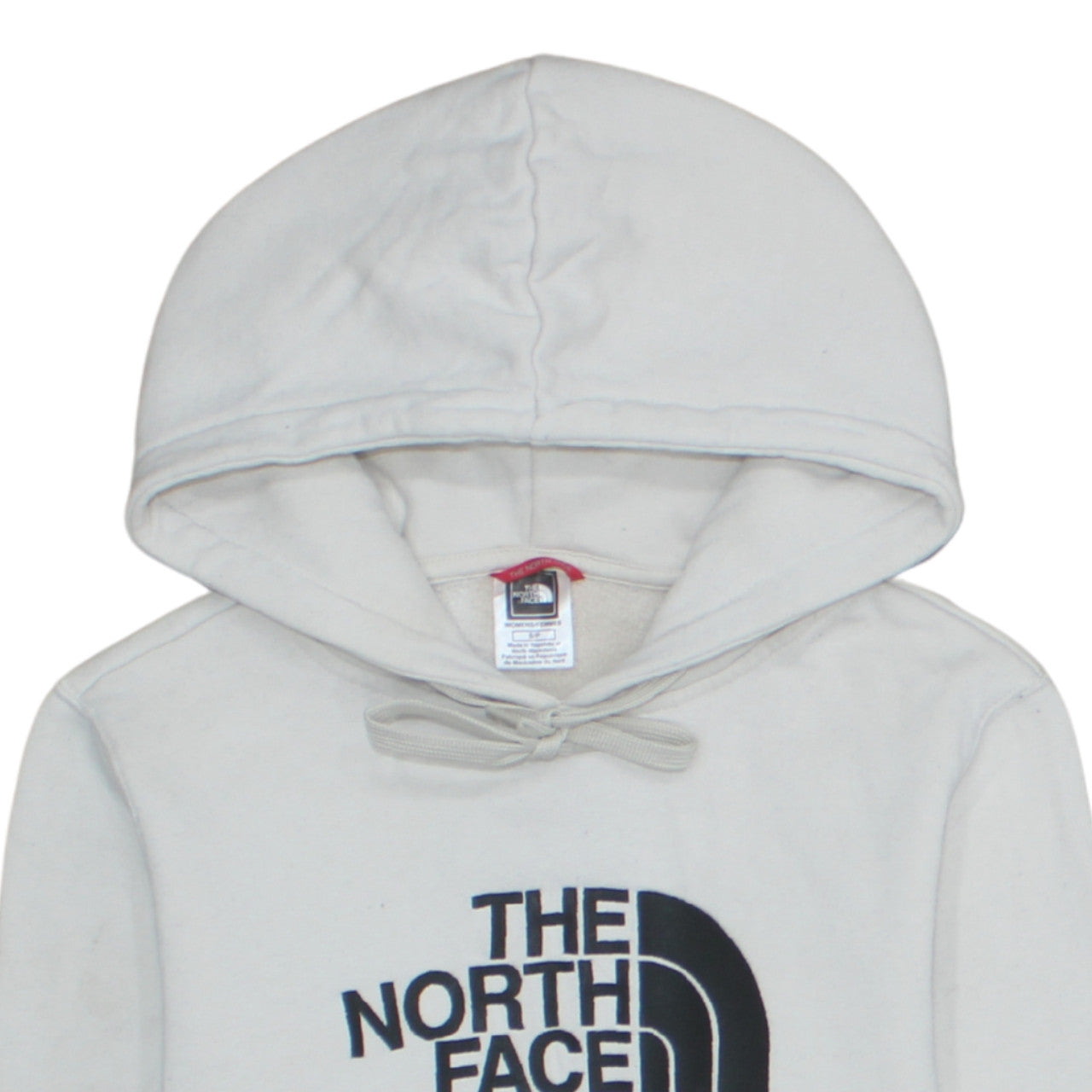 The North Face Womens White Small Pullover Hoodie Cotton Casual