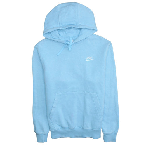 Nike Women’s Blue Pullover Hoodie Small Fleece Lined Casual Sweatshirt