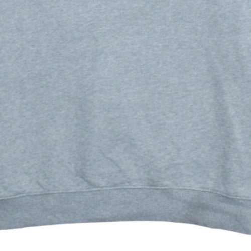 Diesel Men's Grey Logo Crew Neck Cotton Pullover Sweatshirt Size M