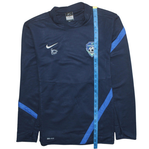 Nike Men’s Blue Dri-FIT Football Sweatshirt Pullover Medium