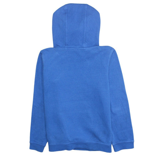 Nike Boys Blue Pullover Hoodie Size 13-14 Years Fleece Logo Sweatshirt