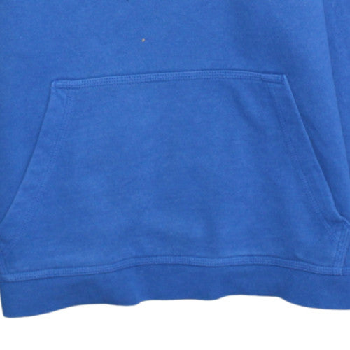 Nike Boys Blue Pullover Hoodie Size 13-14 Years Fleece Logo Sweatshirt