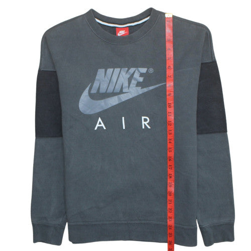 Nike Men’s Grey Air Logo Pullover Sweatshirt Size M