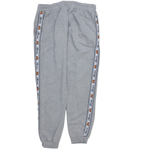 Ellesse Womens Grey Jogger Sweatpants UK 12 Elastic Waist Taped Logo