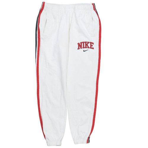 Nike Men's White Jogger Sweatpants M Elastic Waist Comfort Sportswear