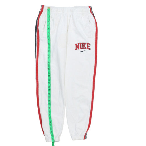 Nike Men's White Jogger Sweatpants M Elastic Waist Comfort Sportswear
