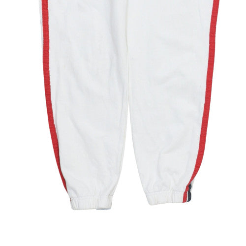 Nike Men's White Jogger Sweatpants M Elastic Waist Comfort Sportswear