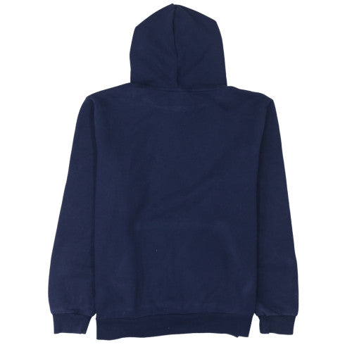 Puma Men's Navy Blue Pullover Hoodie Size L Fleece Lined Sweatshirt