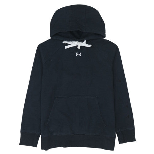 Under Armour Men's Black Pullover Hoodie Small Loose Fit Sportswear
