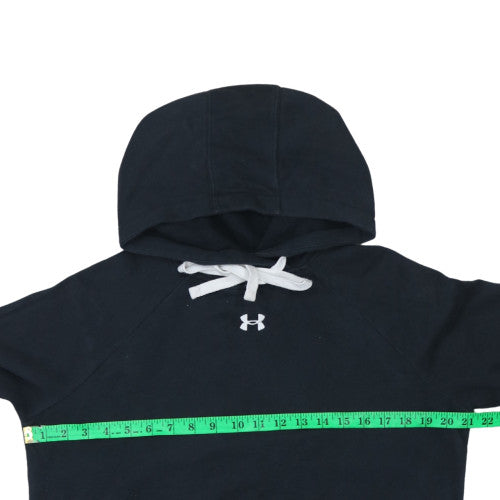 Under Armour Men's Black Pullover Hoodie Small Loose Fit Sportswear