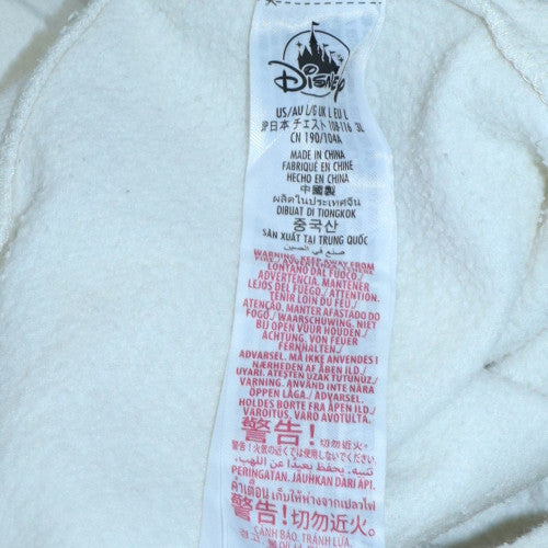 Disney Women White Mickey Mouse Disneyland Pullover Sweatshirt L