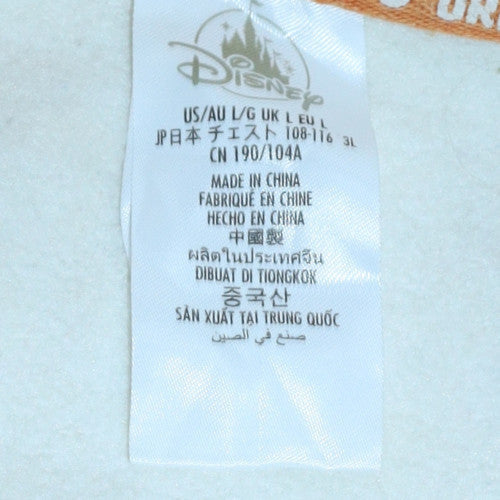 Disney Women White Mickey Mouse Disneyland Pullover Sweatshirt L