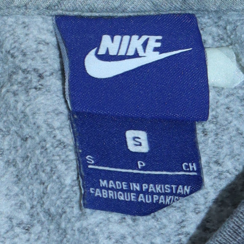 Nike Men's Grey Small Crew Neck Pullover Sweatshirt